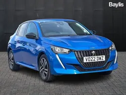 Blue Used 2022 Peugeot 208 Allure Premium Hatchback | £15,586 (Fair price)