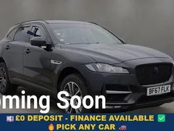 Black Used 2017 Jaguar F-Pace R-Sport SUV | £17,799 (Fair price)