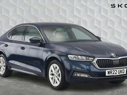 Petrol blue metallic Used 2022 Skoda Octavia SE L Hatchback | £18,532 (A bit pricey)