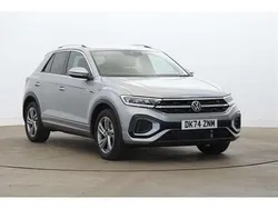 Silver Used 2024 VW T-Roc R-line SUV | £28,314 (Fair price)