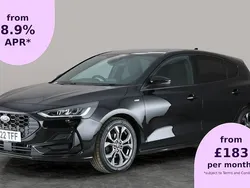 Black Used 2022 Ford Focus ST-Line Hatchback | £13,567 (Fair price)