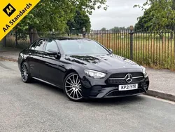 Black Used 2021 Mercedes E220 AMG line Sedan | £30,695