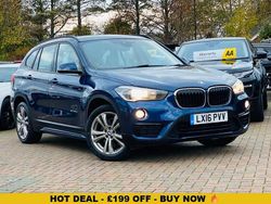 Blue Used 2016 BMW X1 Sport Line SUV | £8,850 (Fair price)