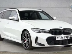 White Used 2024 BMW 320 M Sport Estate | £33,900 (Expensive)