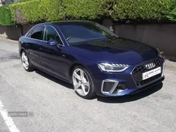 Blue Used 2020 Audi A4 S-Line Sedan | £19,995 (Fair price)