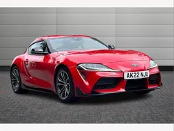 Prominence red Used 2022 Toyota Supra Coupe | £35,795 (Good price)