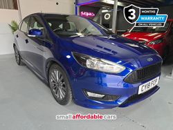 Blue Used 2018 Ford Focus ST-Line X Hatchback | £6,796 (Super price)