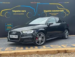 Black Used 2016 Audi A3 Sportback S-Line Hatchback | £12,990 (Fair price)