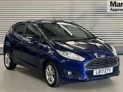 Blue Used 2017 Ford Fiesta Zetec Hatchback | £10,798 (Fair price)