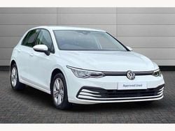 Pure white Used 2022 VW Golf VIII Life Hatchback | £16,995 (Good price)