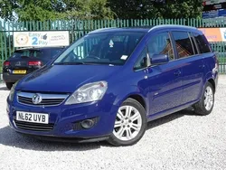 Blue Used 2012 Vauxhall Zafira Design Edition MPV | £1,690 (Super price)