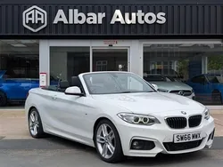 White Used 2016 BMW 220 M Sport Cabriolet | £12,395 (A bit pricey)