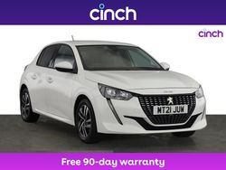 White Used 2021 Peugeot 208 Allure Hatchback | £12,749 (Fair price)