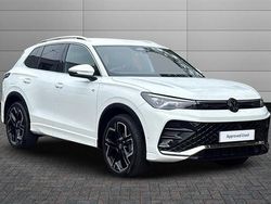 Pure white New 2025 VW Tiguan R-line SUV | £39,195 (A bit pricey)