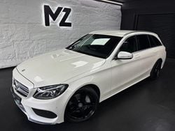 White Used 2015 Mercedes C250 AMG line Estate | £11,465 (Good price)