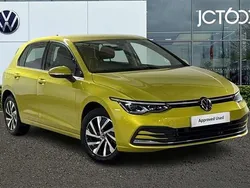 Yellow Used 2022 VW Golf VIII Style Hatchback | £21,278 (Fair price)