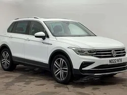 White Used 2022 VW Tiguan Elegance SUV | £25,295 (Fair price)