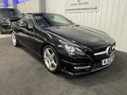 Black Used 2012 Mercedes SLK250 AMG Cabriolet | £9,749 (Fair price)