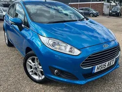 Blue Used 2015 Ford Fiesta Zetec Hatchback | £5,571 (Fair price)