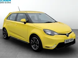 Yellow Used 2017 MG MG3 Hatchback | £4,900 (Fair price)