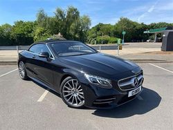 Black Used 2019 Mercedes 560 AMG line Cabriolet | £56,990