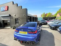 Blue Used 2021 BMW 330e M Sport Sedan | £20,991 (Fair price)