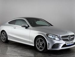Silver Used 2020 Mercedes C300 AMG Line Premium Plus Coupe | £22,200 (Fair price)
