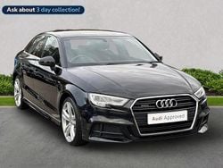 Black Used 2019 Audi A3 S-Line Sedan | £19,367 (Good price)