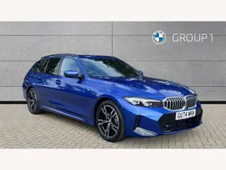 Blue Used 2024 BMW 320 M Sport Estate | £35,495 (Expensive)