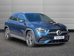 Blue Used 2021 Mercedes GLA180 AMG Line Premium Plus SUV | £25,790 (Fair price)