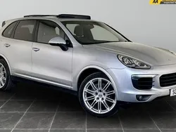 Silver Used 2017 Porsche Cayenne Platinum Edition SUV | £17,995 (Fair price)