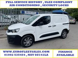White Used 2021 Peugeot Partner MPV | £7,850 (Good price)