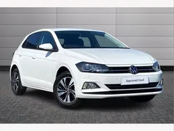 Pure white Used 2021 VW Polo Match Hatchback | £16,350 (Fair price)
