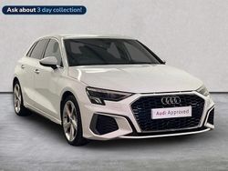 White Used 2023 Audi A3 S-Line Hatchback | £20,291 (Fair price)