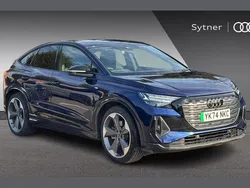 Blue Used 2024 Audi Q4 Sportback e-tron Black Edition SUV | £39,000
