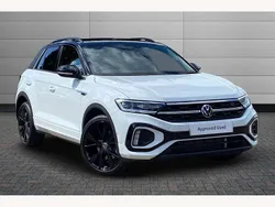 Pure white Used 2025 VW T-Roc R-line SUV | £28,695 (Fair price)