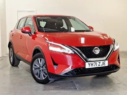 Red Used 2021 Nissan Qashqai Visia SUV | £15,698 (Fair price)
