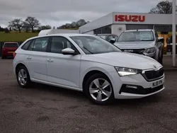 White Used 2019 Skoda Scala SE Hatchback | £9,452 (Fair price)