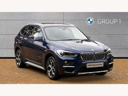 Blue Used 2017 BMW X1 xLine SUV | £17,995 (A bit pricey)