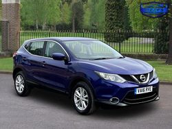 Blue Used 2016 Nissan Qashqai Acenta SUV | £5,899 (Fair price)
