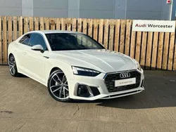 Glacier white metallic Used 2024 Audi A5 S-Line Coupe | £30,990 (Fair price)