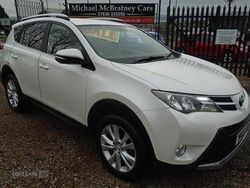 White Used 2013 Toyota RAV4 Estate | £5,990 (A bit pricey)