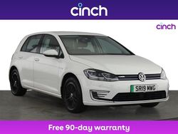White Used 2019 VW e-Golf Hatchback | £9,799