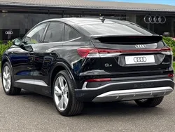 Black New 2025 Audi Q4 Sportback e-tron S-Line SUV | £46,555