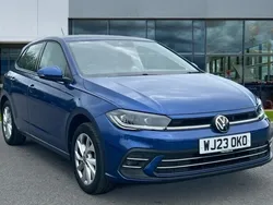 Reef blue metallic Used 2023 VW Polo Style Hatchback | £17,089 (Fair price)