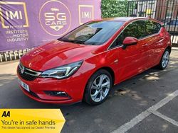 Red Used 2017 Vauxhall Astra SRi Hatchback | £4,695 (Fair price)
