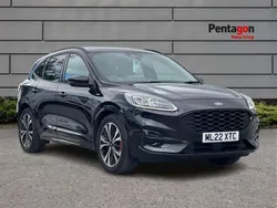 Agate black premium paint Used 2022 Ford Kuga ST-Line X SUV | £20,495 (Fair price)
