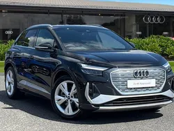 Black Used 2024 Audi Q4 e-tron S-Line SUV | £34,090 (Super price)