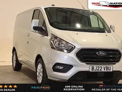 Silver Used 2022 Ford Transit Custom Limited | £17,990 (Good price)