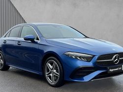Spectral blue metallic Used 2024 Mercedes A250 AMG Line Premium Sedan | £25,680 (Fair price)